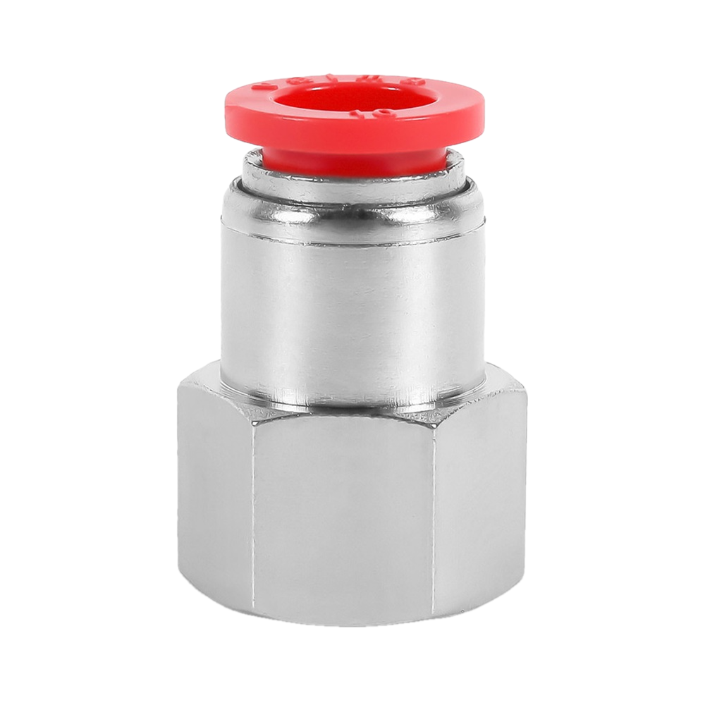 QP-ADF-08-G12 Фитинг прямой, 8мм x G 1/2 (внутр.резьба)