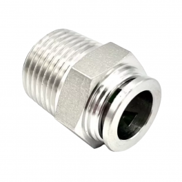 SPC06-01S1P Штуцер прямой нерж PT1/8 6мм
