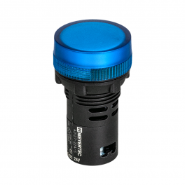 Сигнальная LED лампа, синий, 24V AC/DC IP65 MT22-SA16